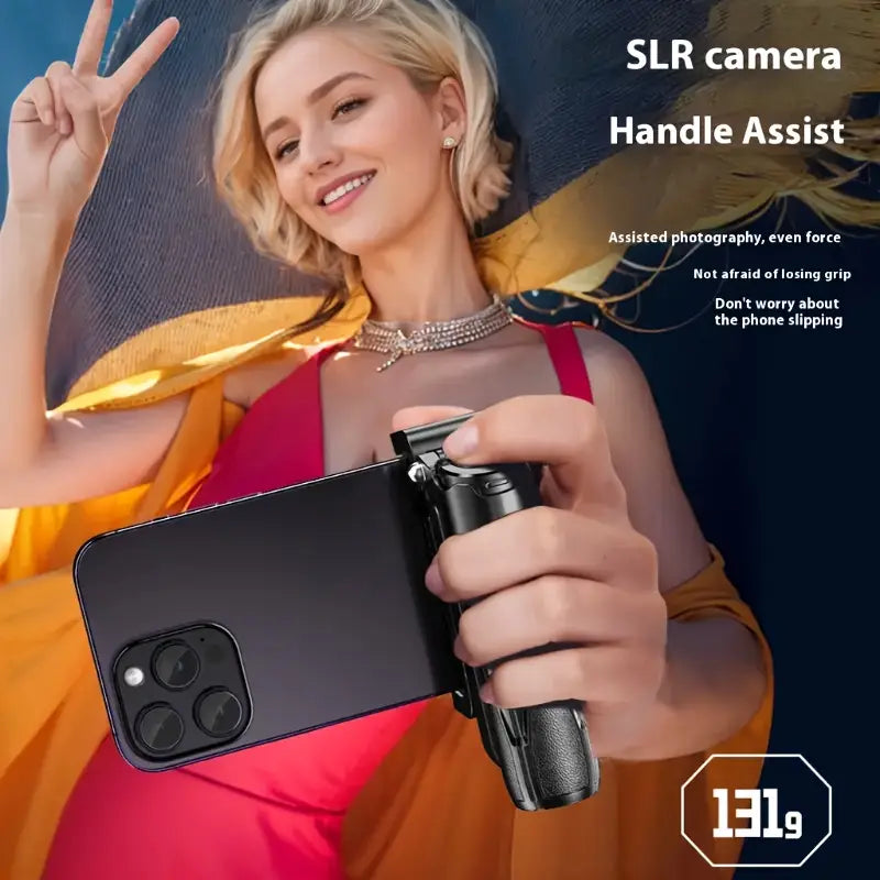 3 in 1 Mini Wireless Selfie Stick Tripod with Handle Assistant