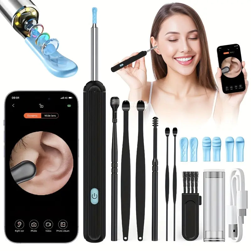 1080P HD Ear Wax Removal Tool with Camera-Rechargeable