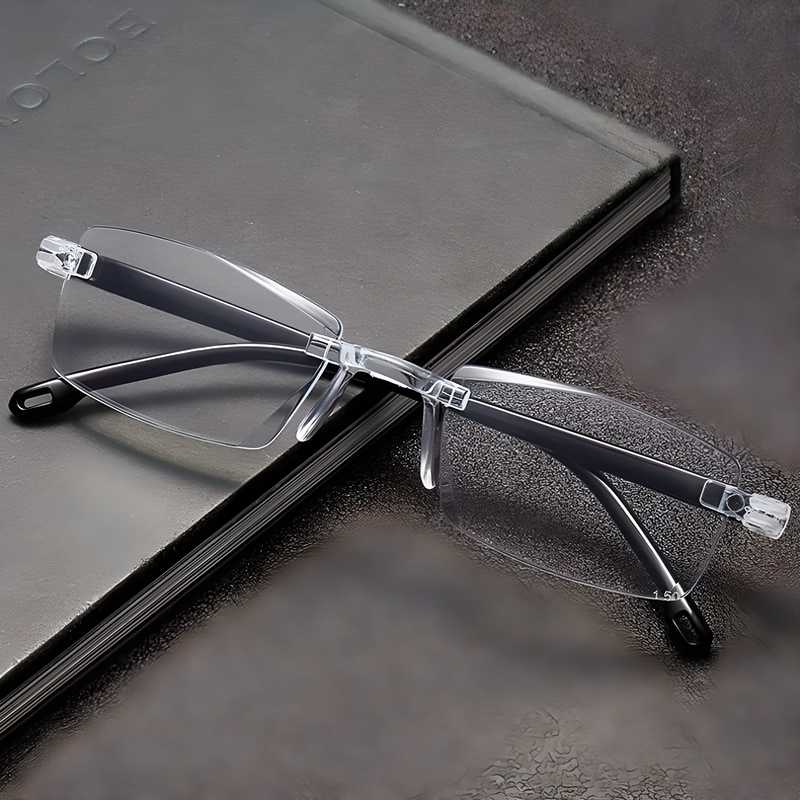 BlueGuard Rimless One Power Auto Focus Reading Glasses-Buy 1 Get 1 (pack of 2)