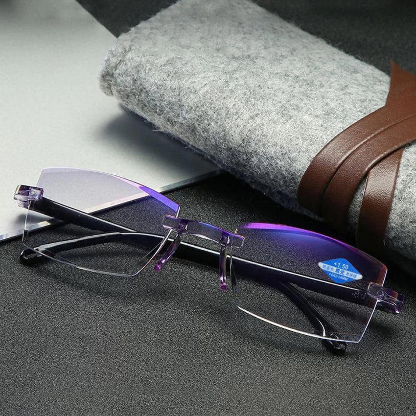 BlueGuard Rimless One Power Auto Focus Reading Glasses-Buy 1 Get 1 (pack of 2)