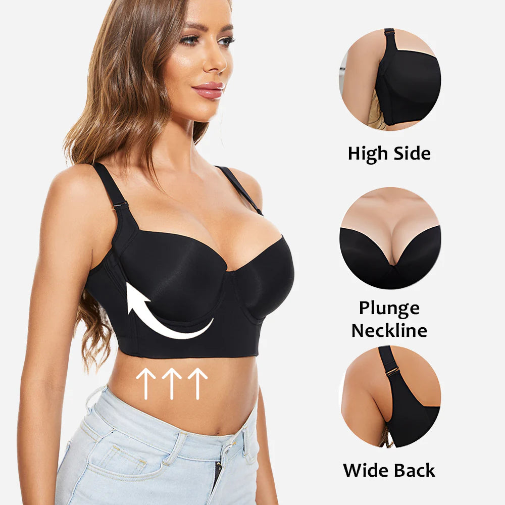 Push-Up Back Smoothing Bra (Pack of 3🔥)