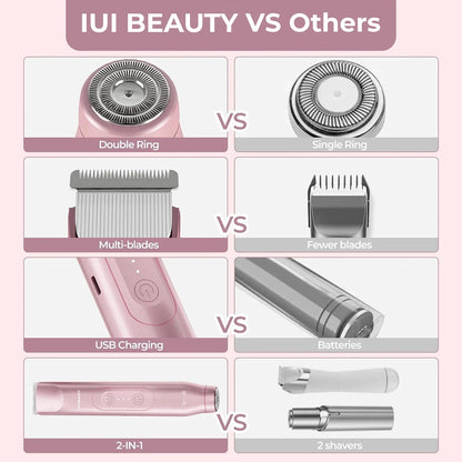 2-in-1 Painless Women Hair Trimmer 🔥Today Big Deals Only🔥