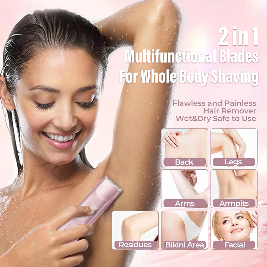 2-in-1 Painless Women Hair Trimmer 🔥Today Big Deals Only🔥