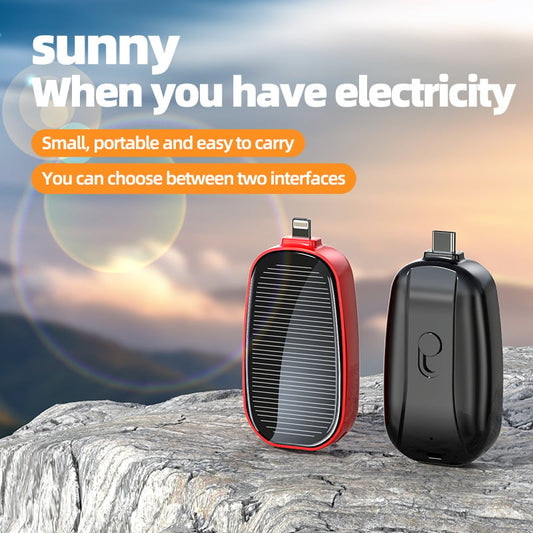 Solar Power Bank Emergency Keychain-50% Off