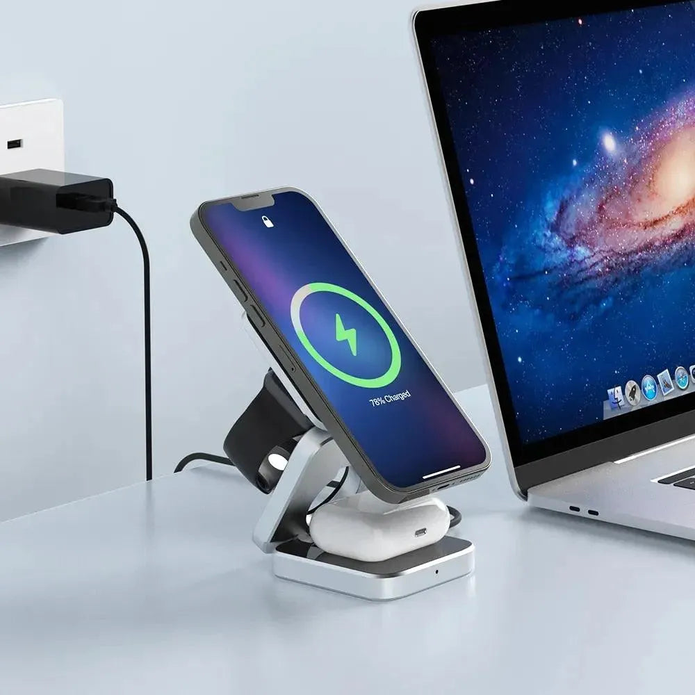 3-In-1 Magnetic MagSafe Wireless Charger