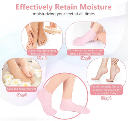 Silicone Socks for Spa and Pedicure