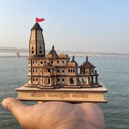 Shri Ram Janmabhoomi 3D Wooden Temple-Ayodhya