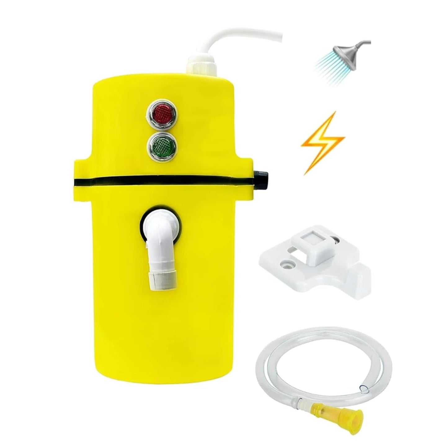 Instant Electric Portable 1L Geyser" v2.0 with 1 Year Warranty (Tested & ISI Certified)