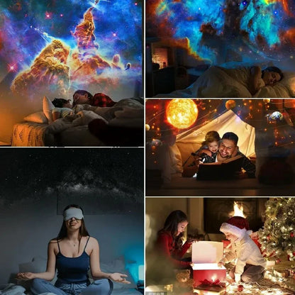 Night Light Galaxy Projector Starry Sky 360° Rotate