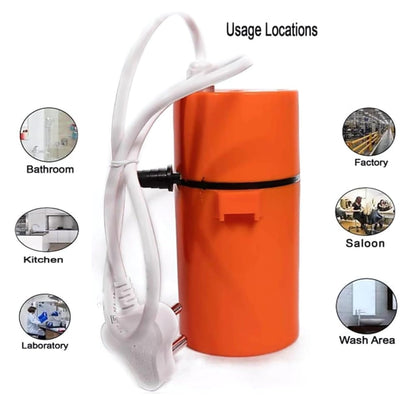 Instant Electric Portable 1L Geyser" v2.0 with 1 Year Warranty (Tested & ISI Certified)