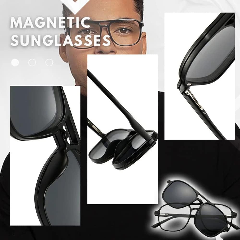 6 in 1 Magnetic Sunglasses with Replaceable Lens