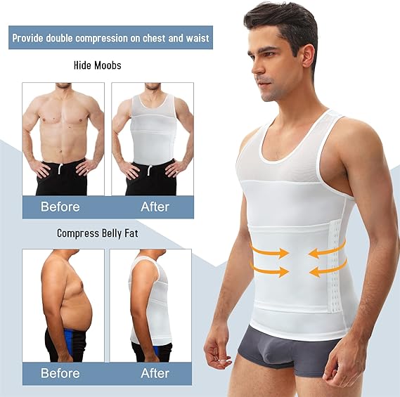Men's Solid Compression Flexvest-50% OFF