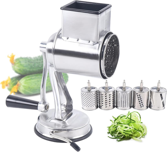 Stainless Steel Manual Grater Machine (KADU KASH)