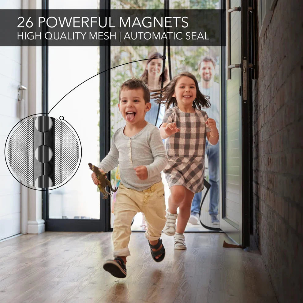 Mosquito Mesh Magnetic Door/Window Curtain