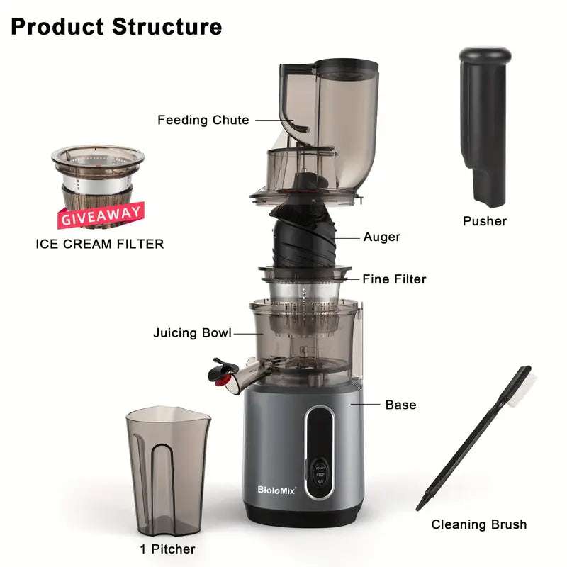 4 in 1 Multi-Functional Fruit & Veg Juicer