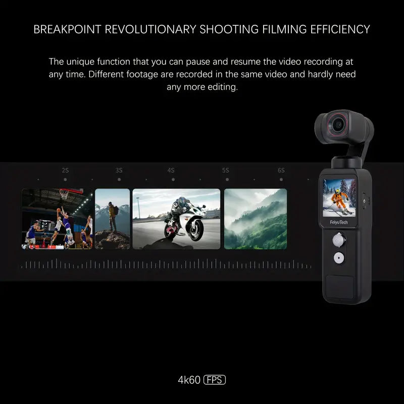 Zaiomi Pocket 2 Action 4K Camera