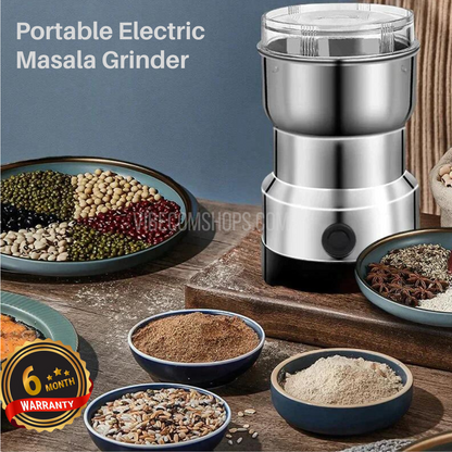 Portable Electric Masala Grinder Stainless Steel