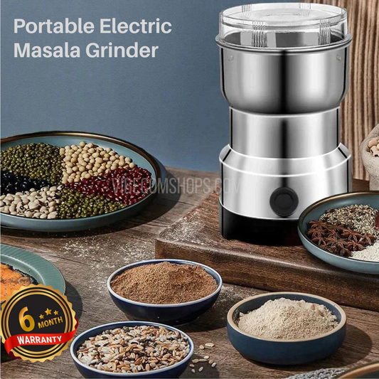 Portable Electric Masala Grinder Stainless Steel