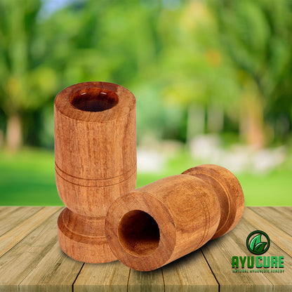 Vijaysar Wood Tumbler -(An Ayurvedic Nuskha For High Blood Sugar Levels)