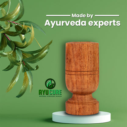 Vijaysar Wood Tumbler -(An Ayurvedic Nuskha For High Blood Sugar Levels)