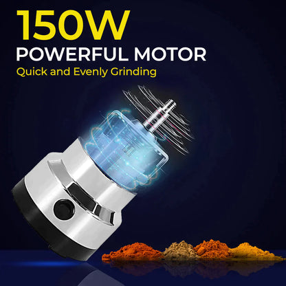 Portable Electric Masala Grinder Stainless Steel