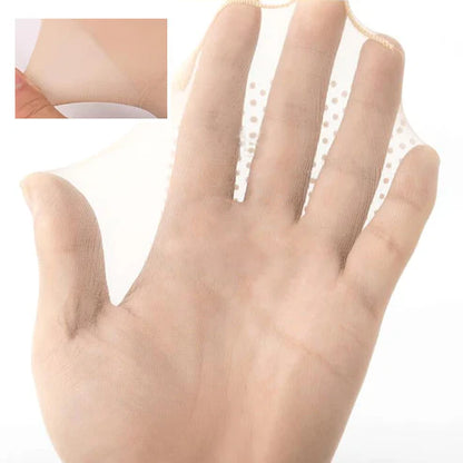 Non-slip and invisible crystal silk socks(Pack of 4)