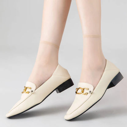 Non-slip and invisible crystal silk socks(Pack of 4)