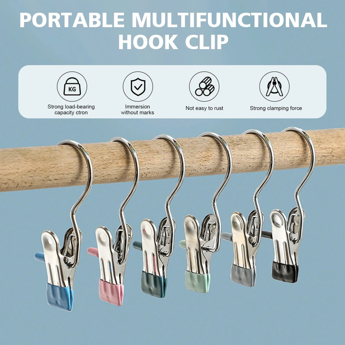 Multipurpose Hanger Hook Clips