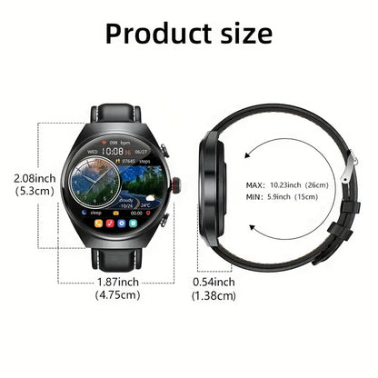 Zaiomi HD Smart Watch with Earbuds for iOS & Android