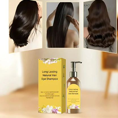 Japanese Long Lasting Natural Hair Dye Shampoo (Buy 1 Get 1 Free)