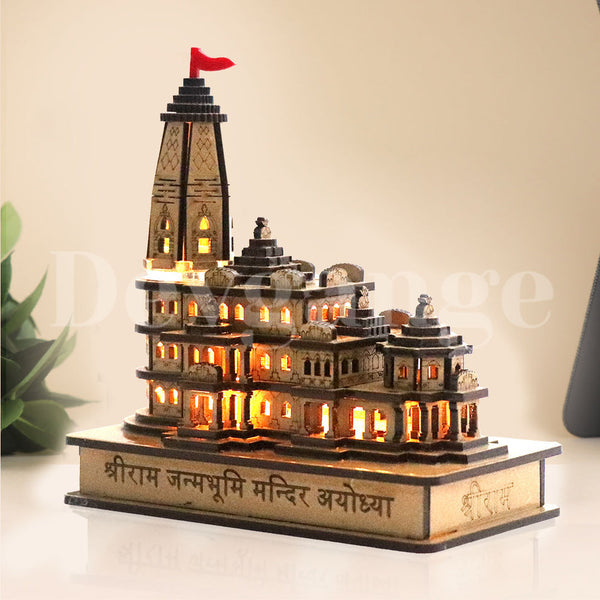 Shri Ram Janmabhoomi 3D Wooden Temple-Ayodhya