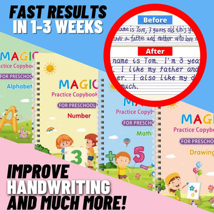 Magic Practice Copybook for Kids (BUY 1 & GET 3 FREE)