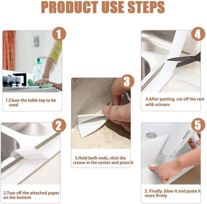 Magic Anti-Mold & Self adhesive Caulk Tape Strip(BUY1-GET1 FREE)