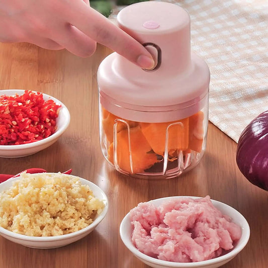 One touch Handy chopper- (Usb Rechargeable)