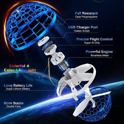 Magic Fly Orb Spinner Flying Mini Drone- 50% OFF SALE
