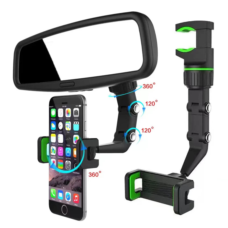 Multifunctional Rearview Mirror Phone Holder- 25% OFF