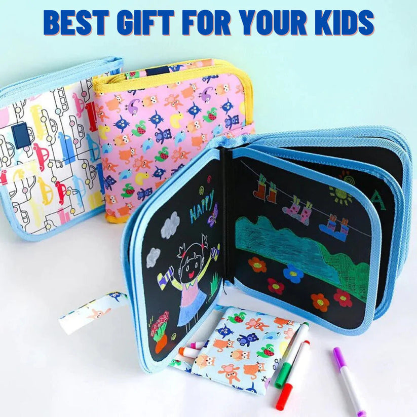 Magical Reusable Drawing Book (2 FREE WIPES)