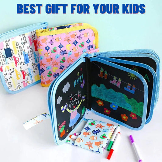 Magical Reusable Drawing Book (2 FREE WIPES)