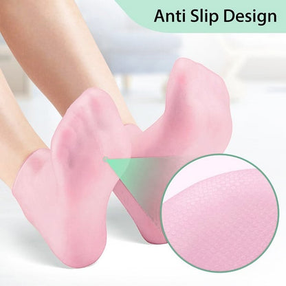 Women foot spa pedicure silicone socks