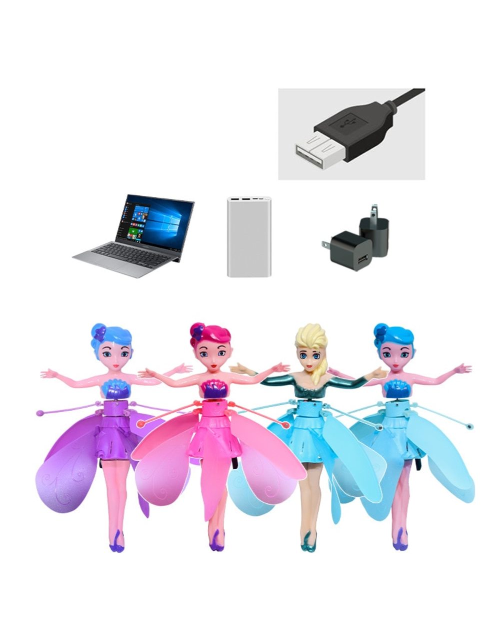 Flying Fairy Sensor Doll with USB Rechargeable-50% Off