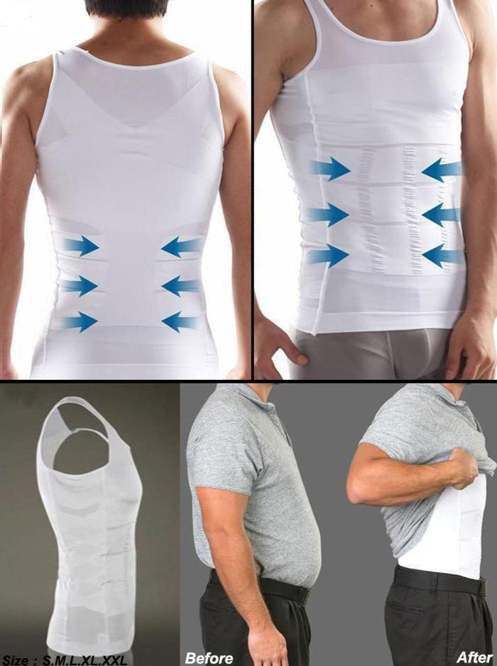 Men's Solid Compression Flexvest-50% OFF